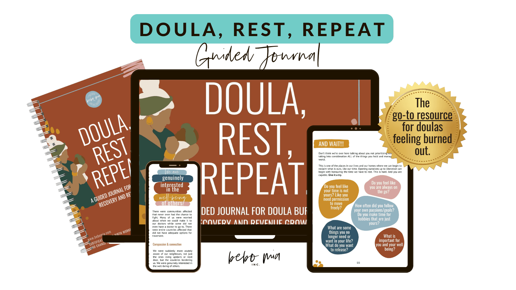 Doula, Rest, Repeat - A Guided Journal